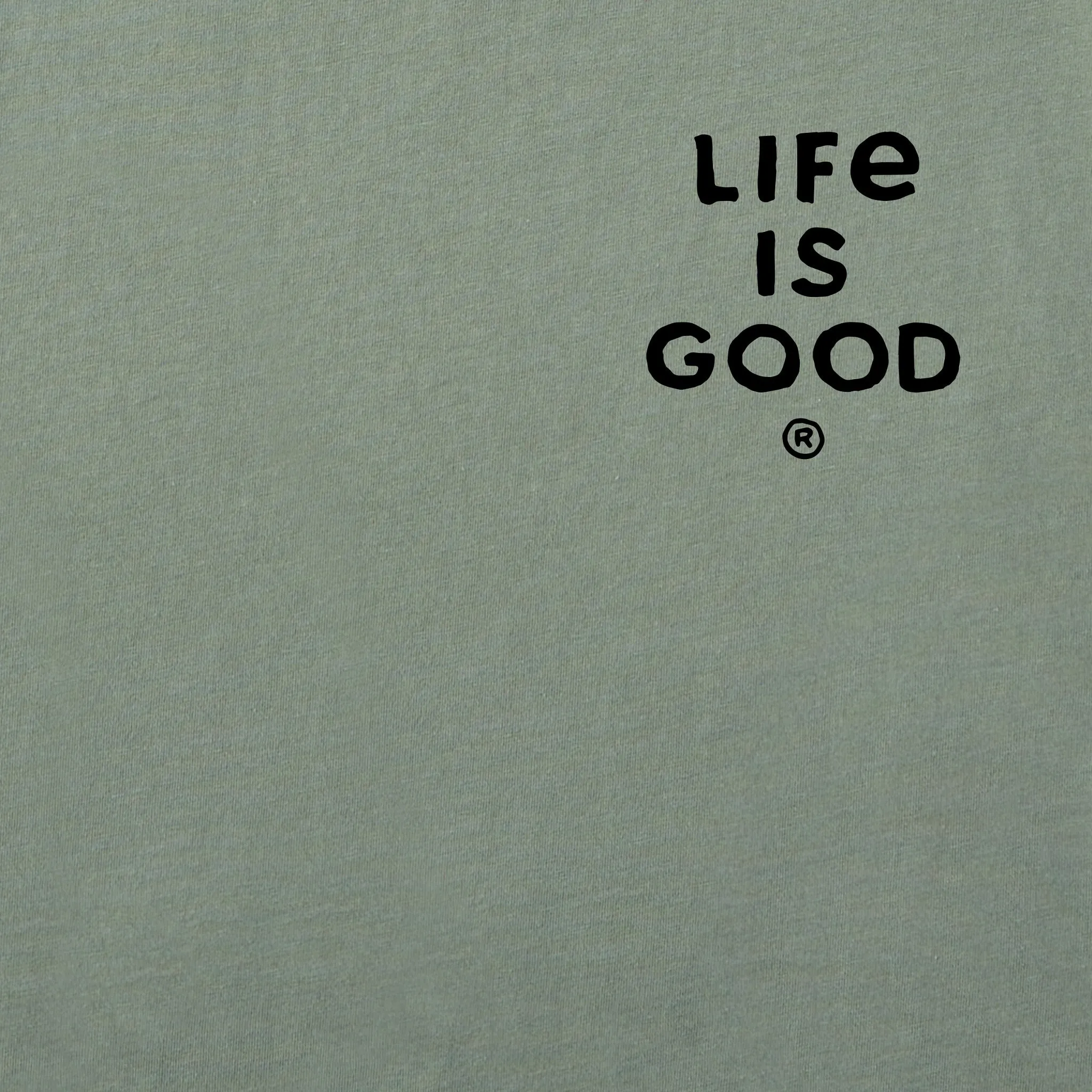 Men's Here Comes The Sun Hippie 1-Color Short Sleeve Crusher Tee Life is Good