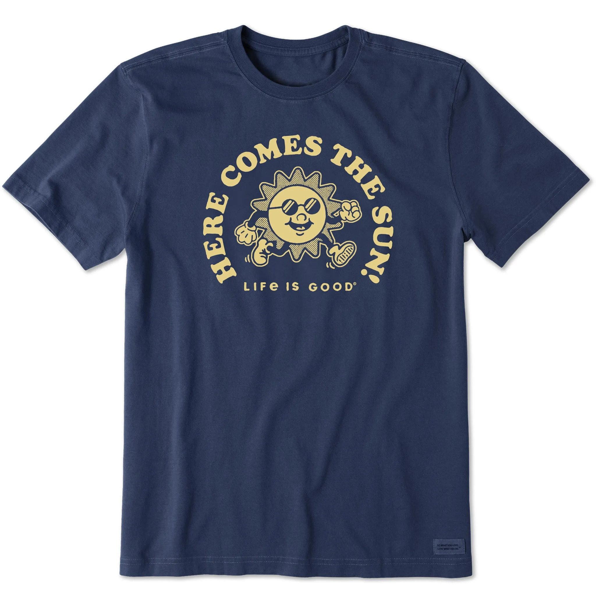 Men's Here Comes the Sun Mascot Short Sleeve Tee Life is Good