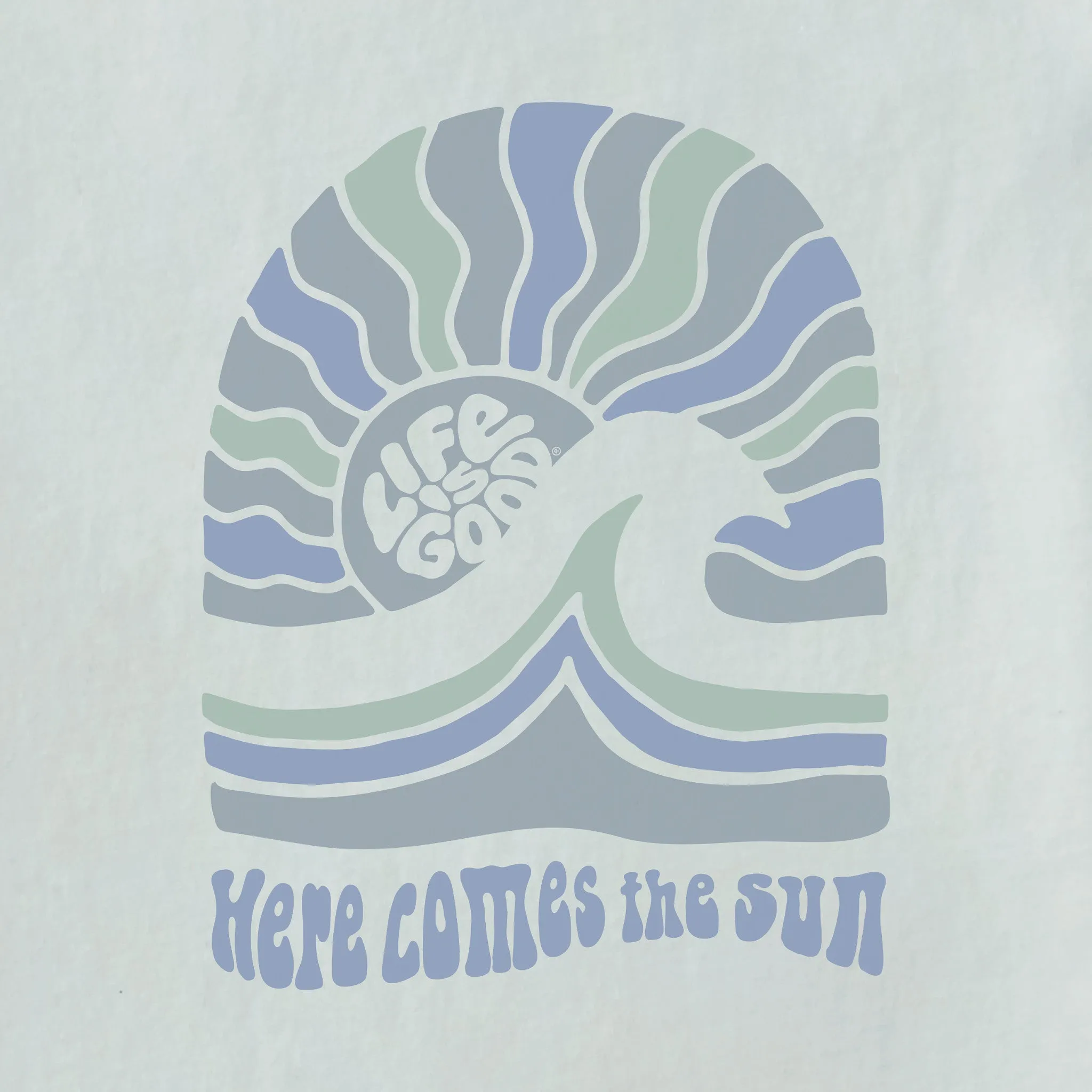 Men's Here Comes The Sunshine Arch Short Sleeve Crusher-LITE Tee Life is Good