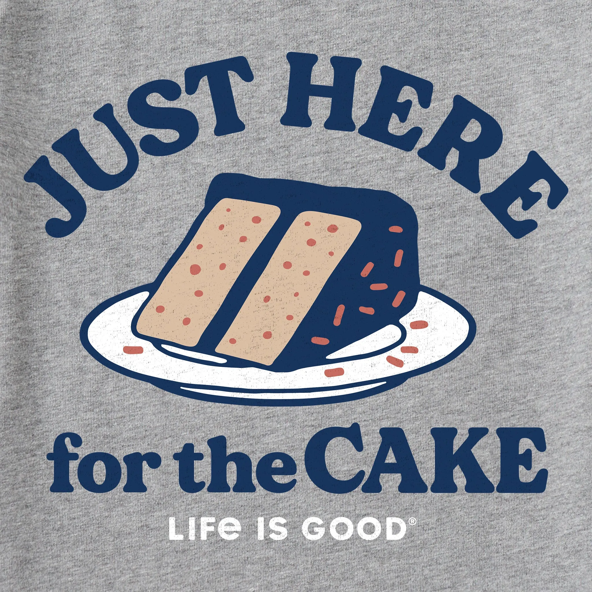 Men's Here for the Cake Short Sleeve Tee Life is Good