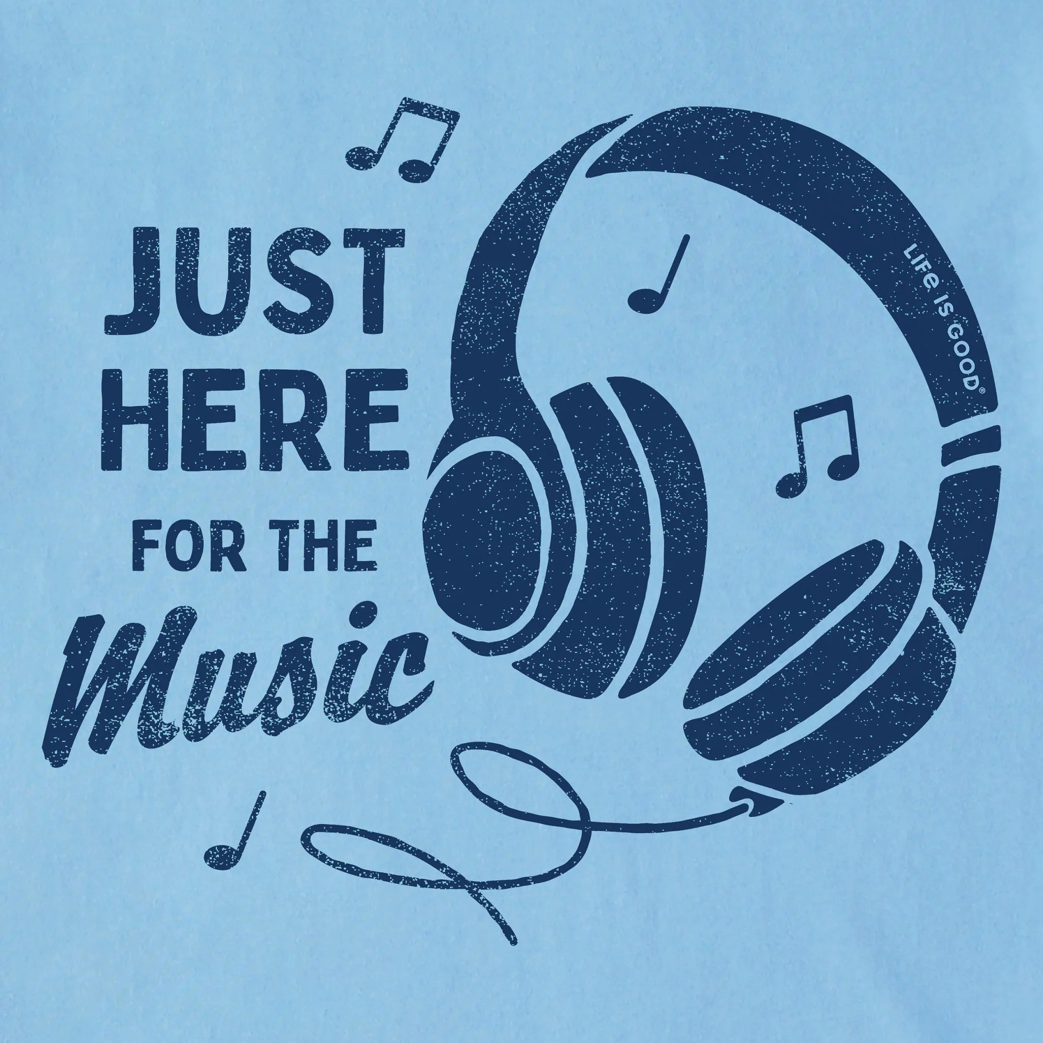 Men's Here for the Music Short Sleeve Tee Life is Good