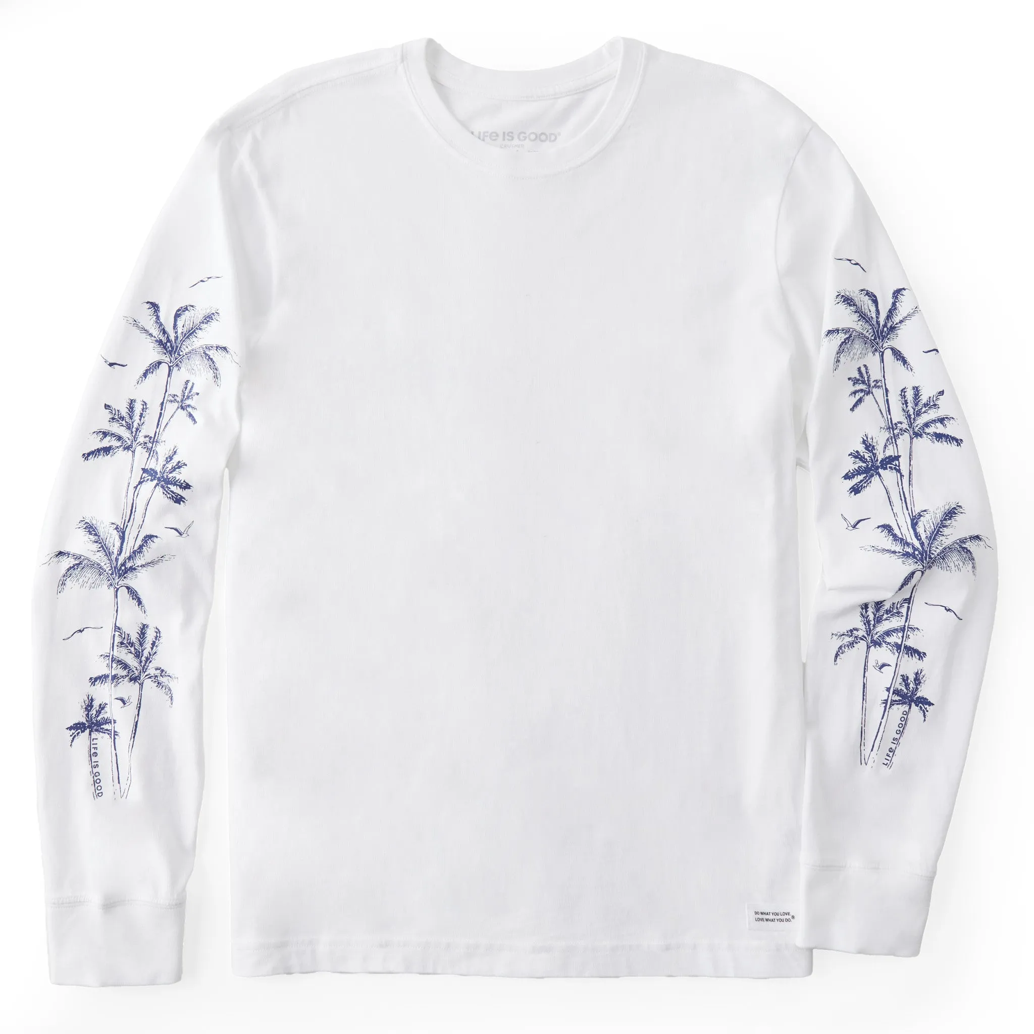 Men's Here For The Palms Long Sleeve Crusher Tee Life is Good