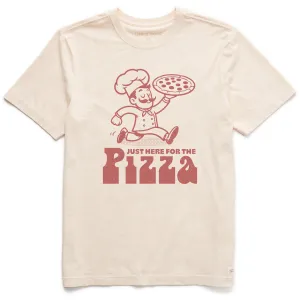 Men's Here for the Pizza Short Sleeve Crusher Tee Life is Good