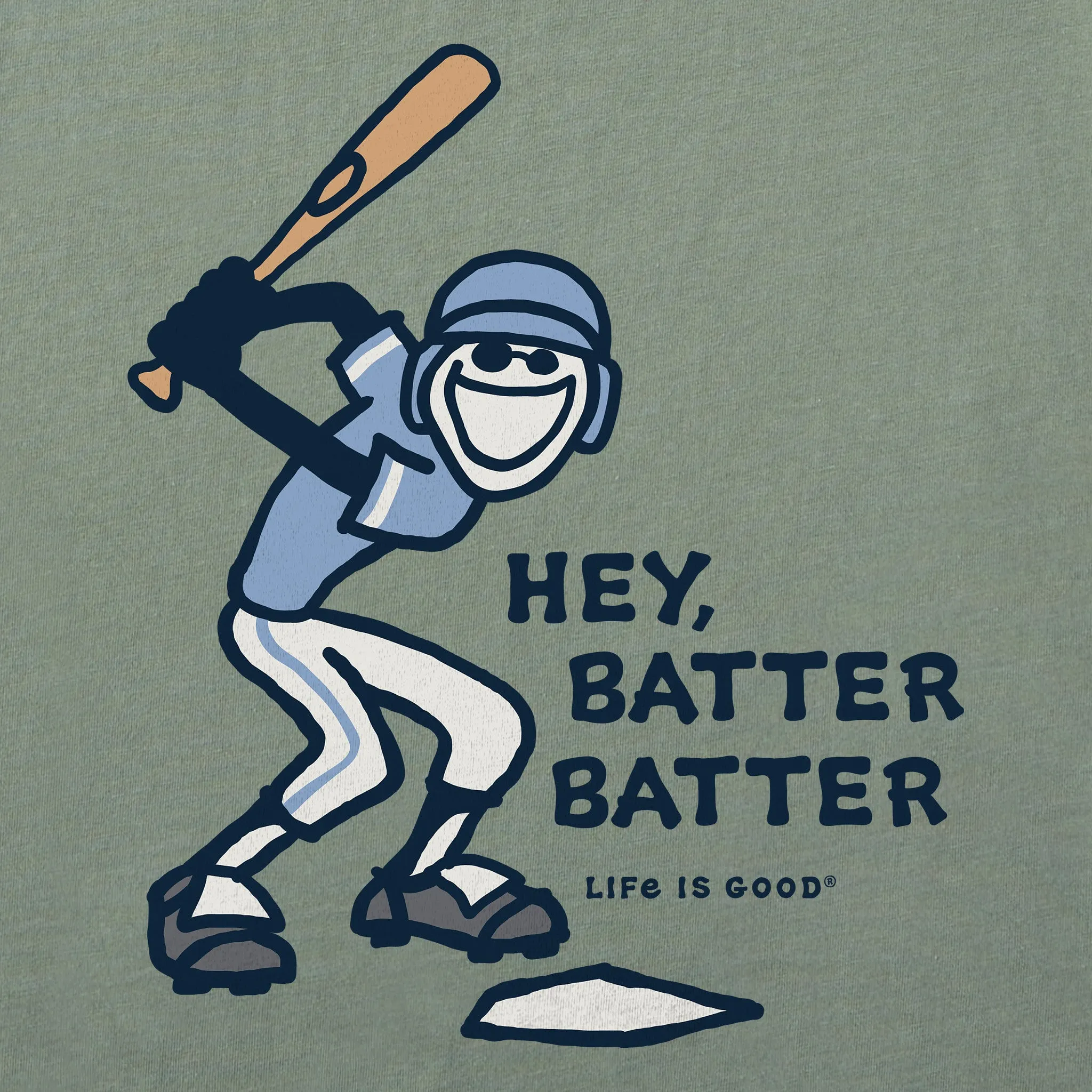 Men's Hey Batter Batter Short Sleeve Tee Life is Good
