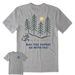 Men's Hiking Through the Forest Short Sleeve Crusher Tee Life is Good