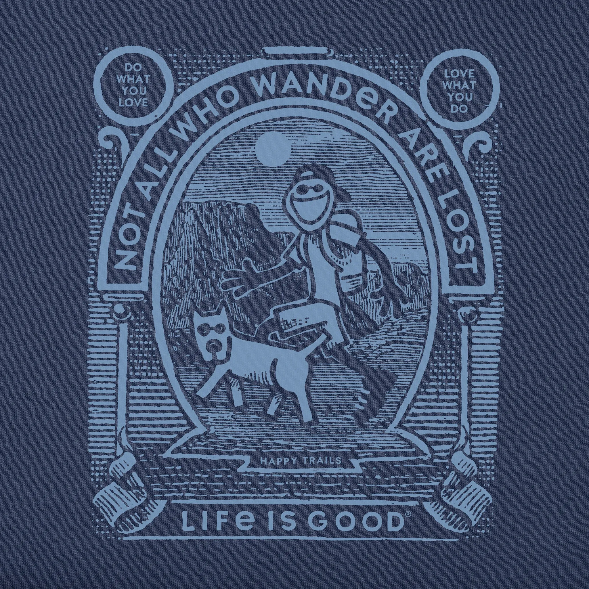 Men's Hiking Wanderers Short Sleeve Tee Life is Good