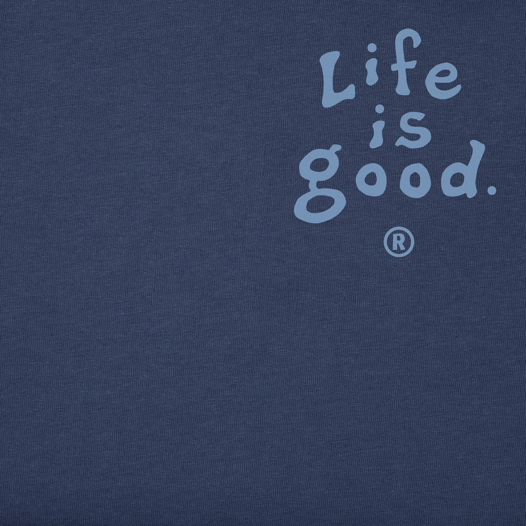 Men's Hiking Wanderers Short Sleeve Tee Life is Good