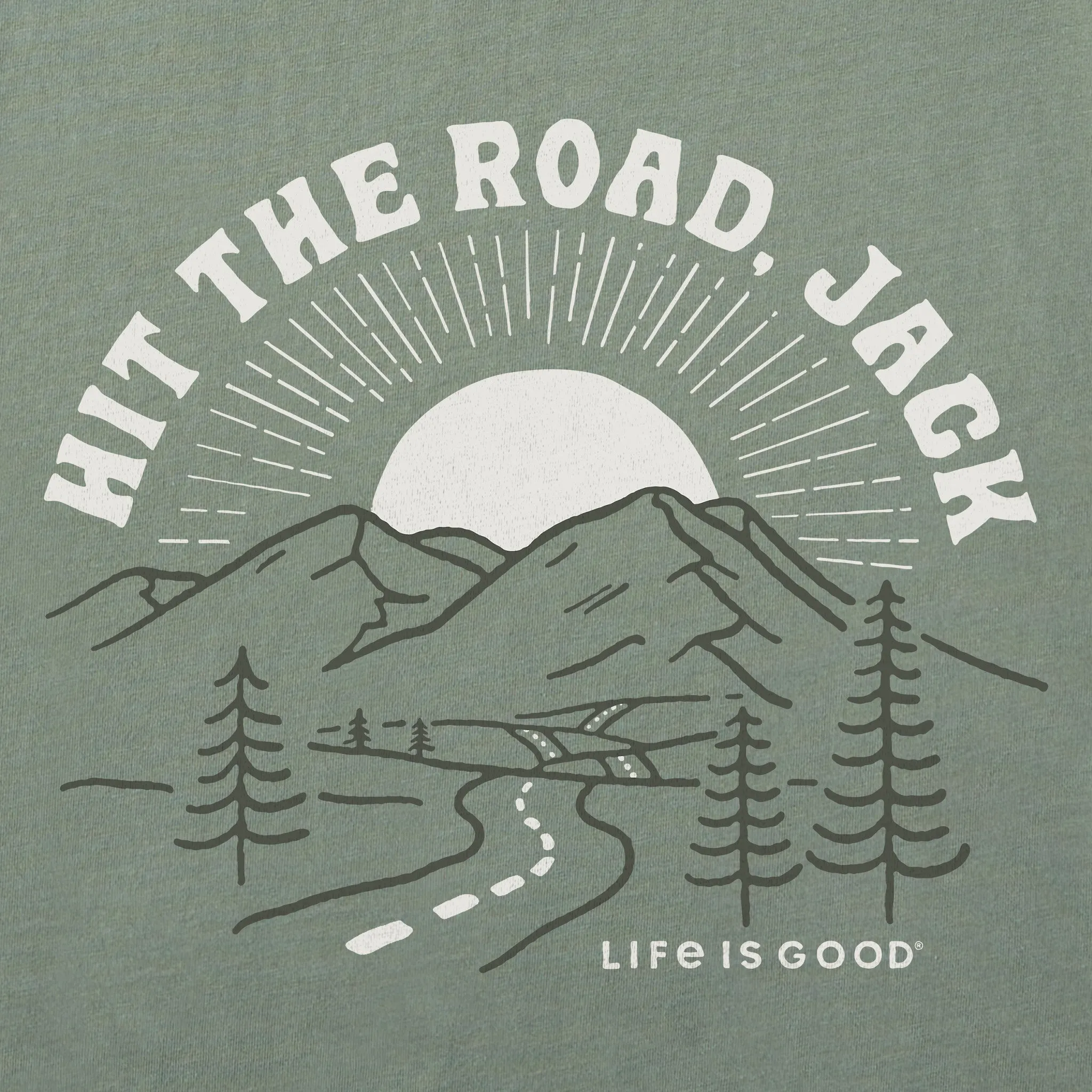 Men's Hit the Road Jack Short Sleeve Tee Life is Good