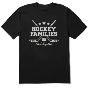 Men's Hockey Families Short Sleeve Tee Life is Good