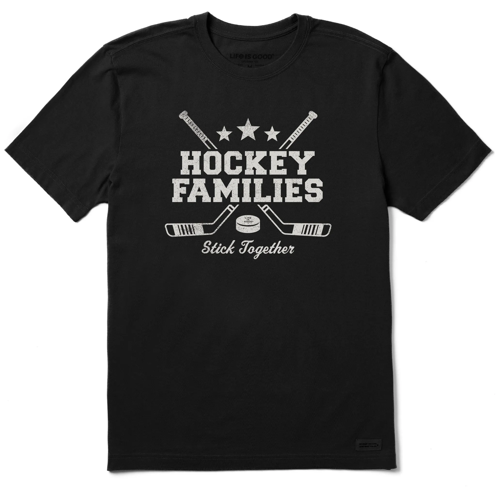 Men's Hockey Families Short Sleeve Tee Life is Good