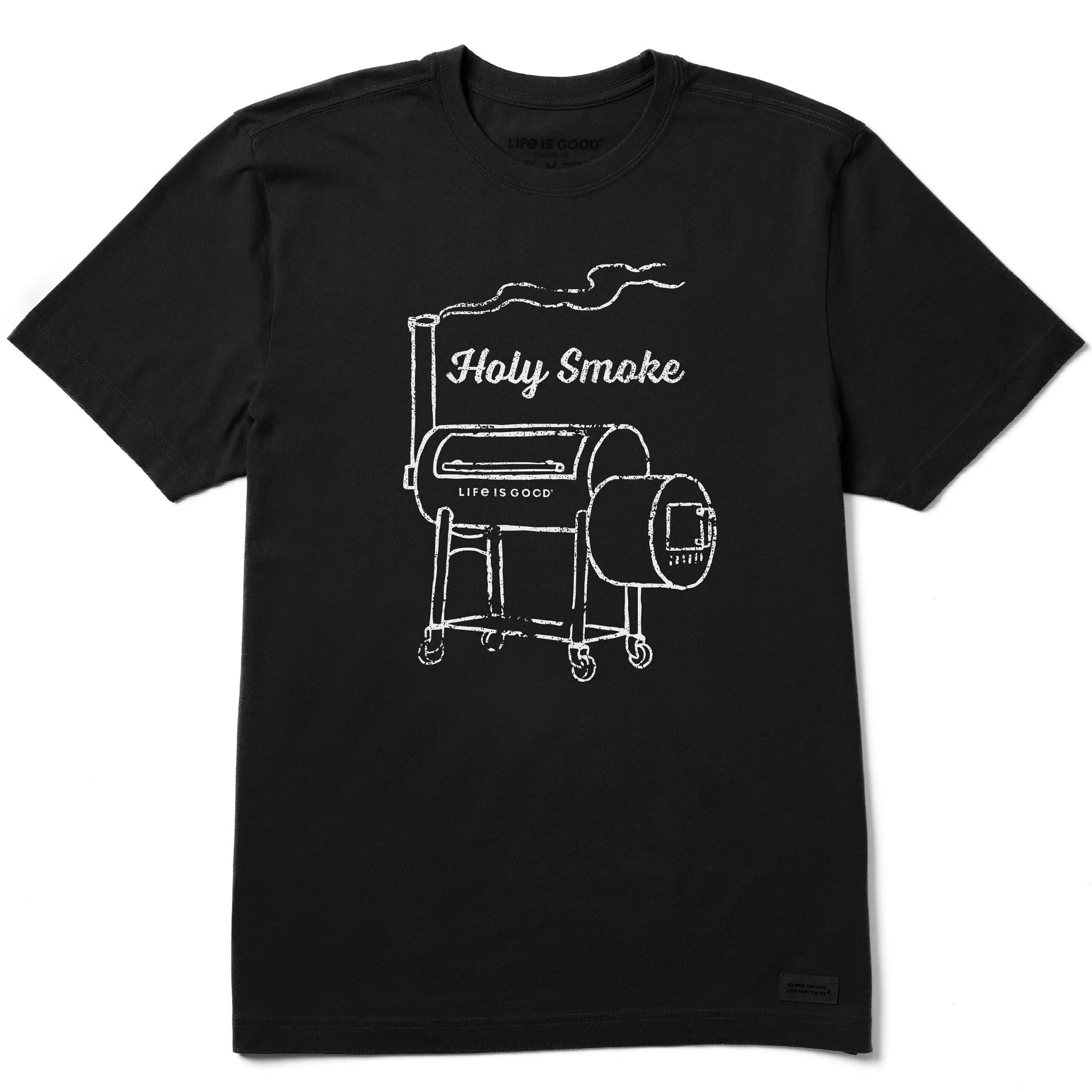 Men's Holy Smoke Smoker Short Sleeve Crusher Tee Life is Good