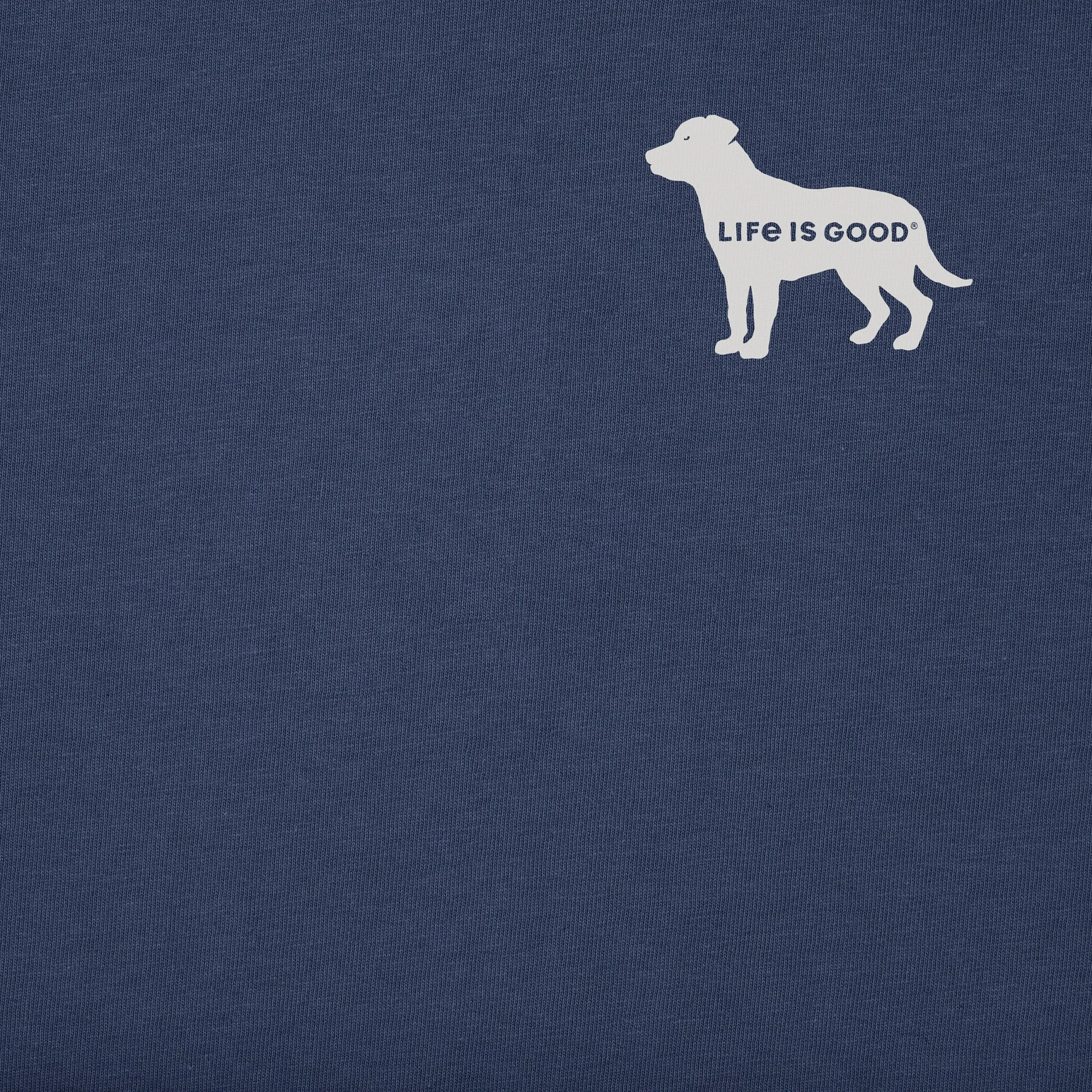 Men's Home of My Dog Flag Short Sleeve Tee Life is Good