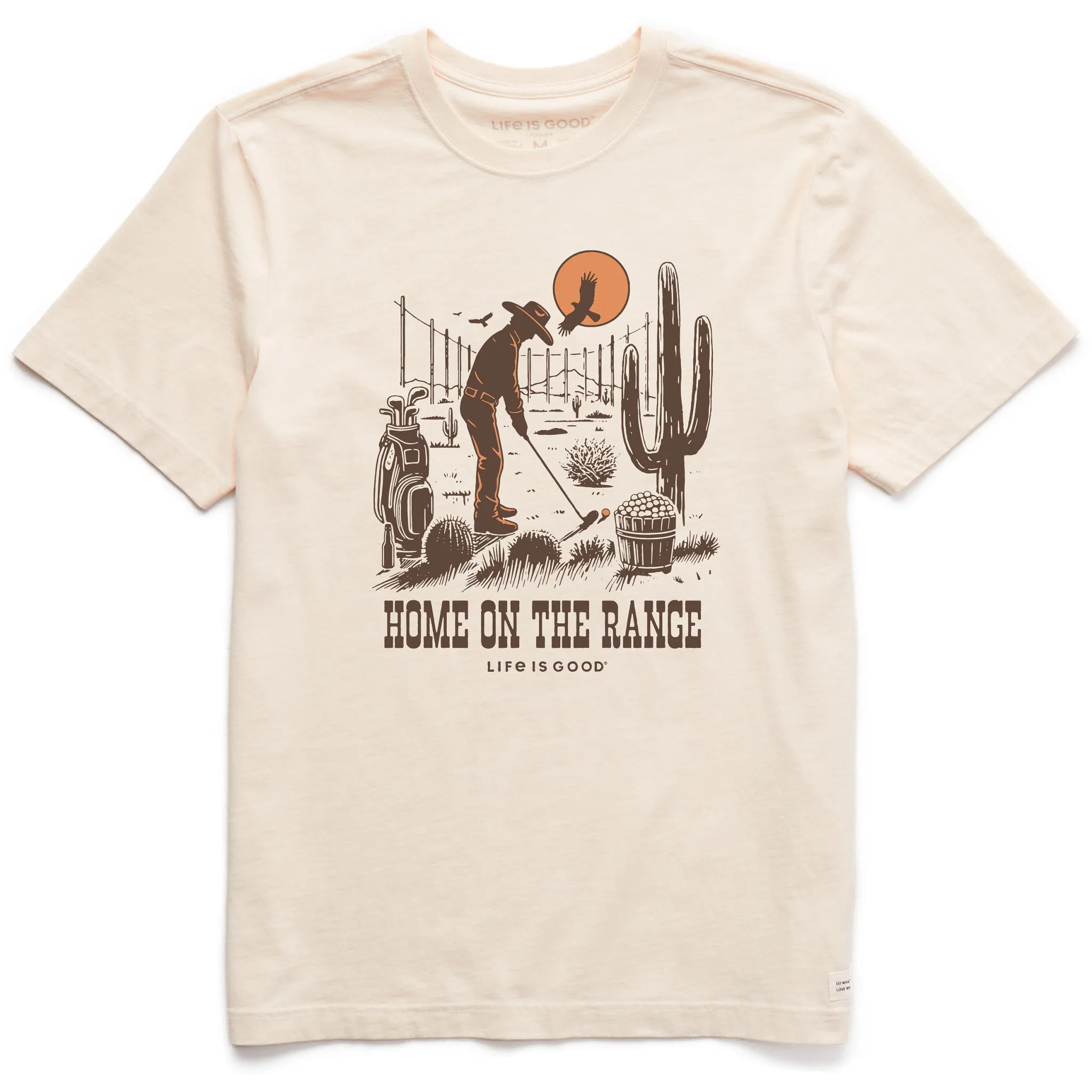Men's Home on the Range Short Sleeve Crusher Tee Life is Good