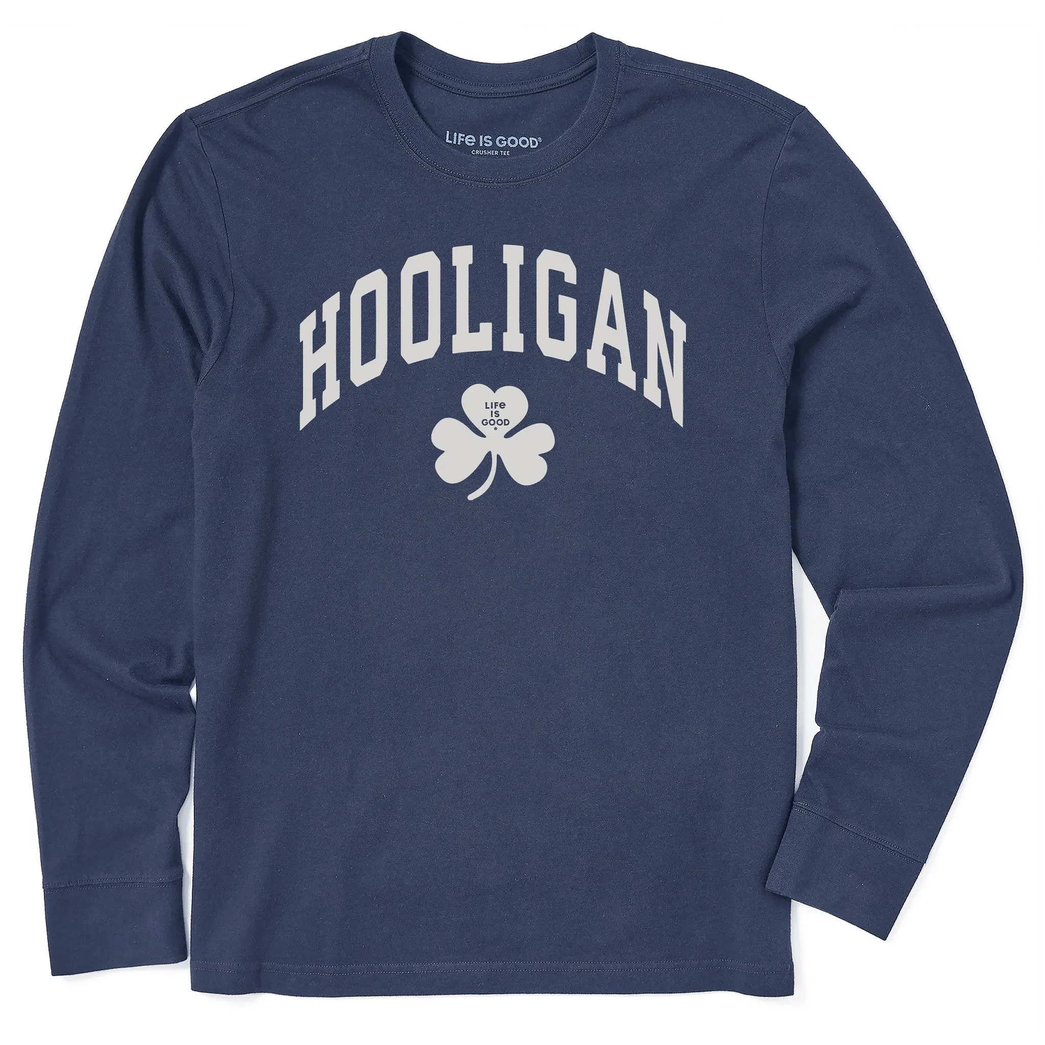 Men's Hooligan Arch Long Sleeve Crusher Tee Life is Good