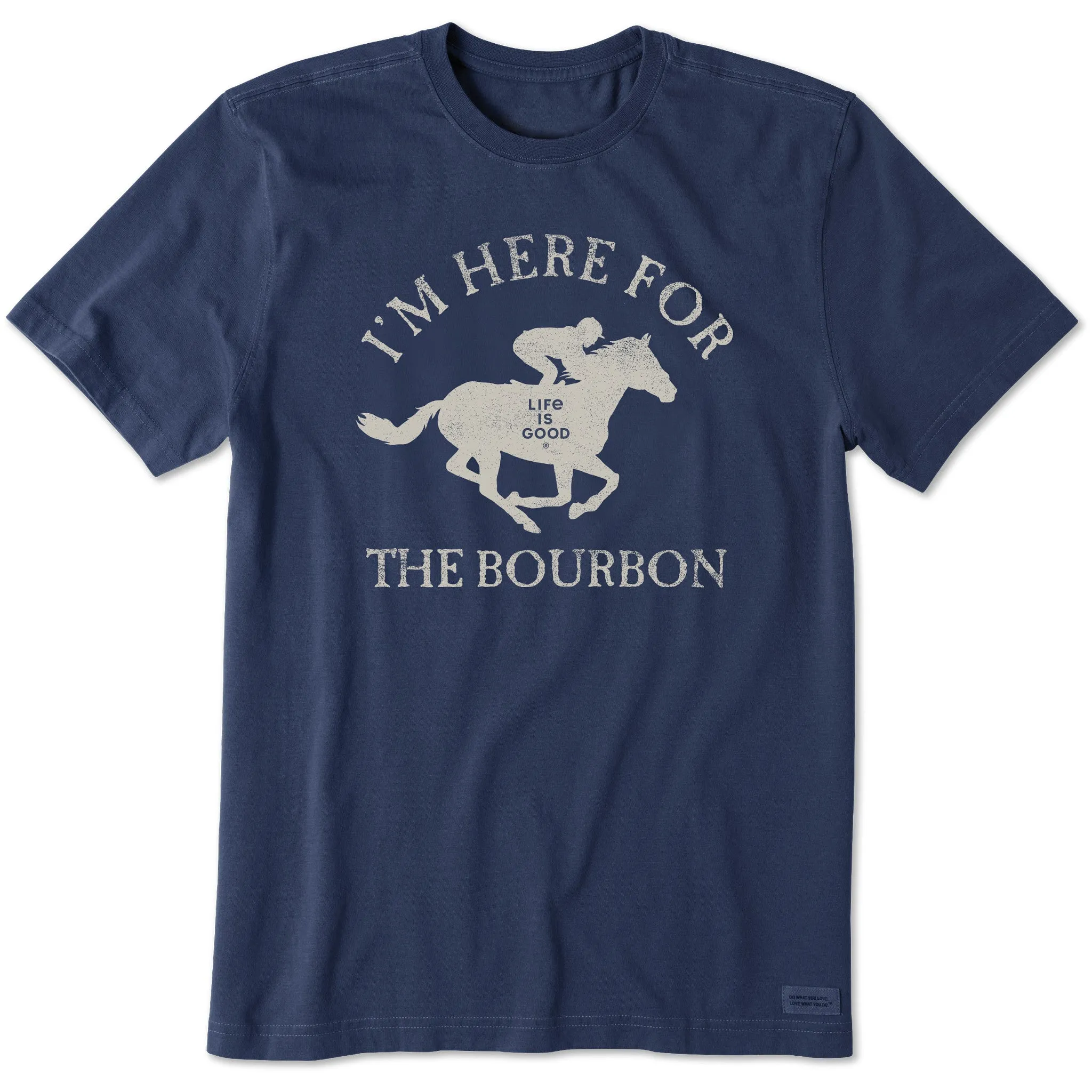 Men's Horse Bourbon Short Sleeve Crusher Tee Life is Good