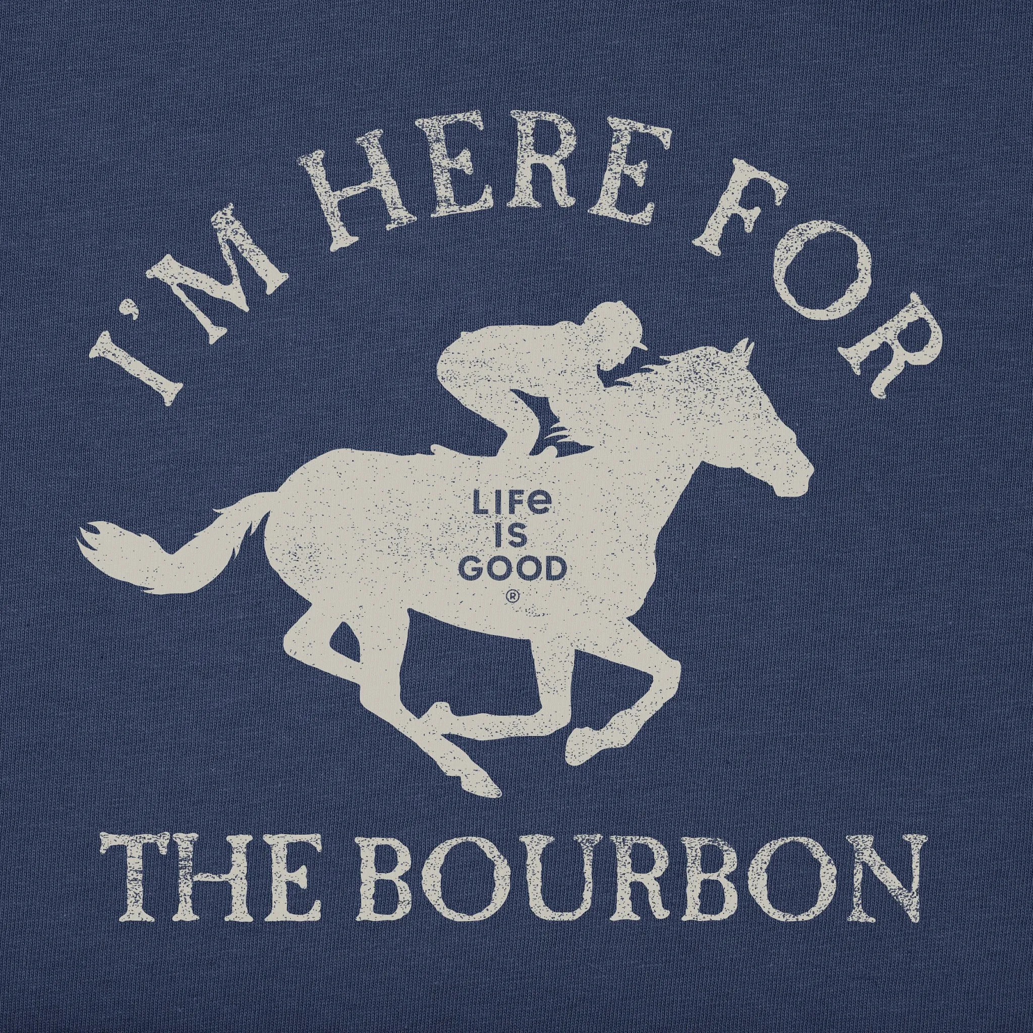 Men's Horse Bourbon Short Sleeve Crusher Tee Life is Good