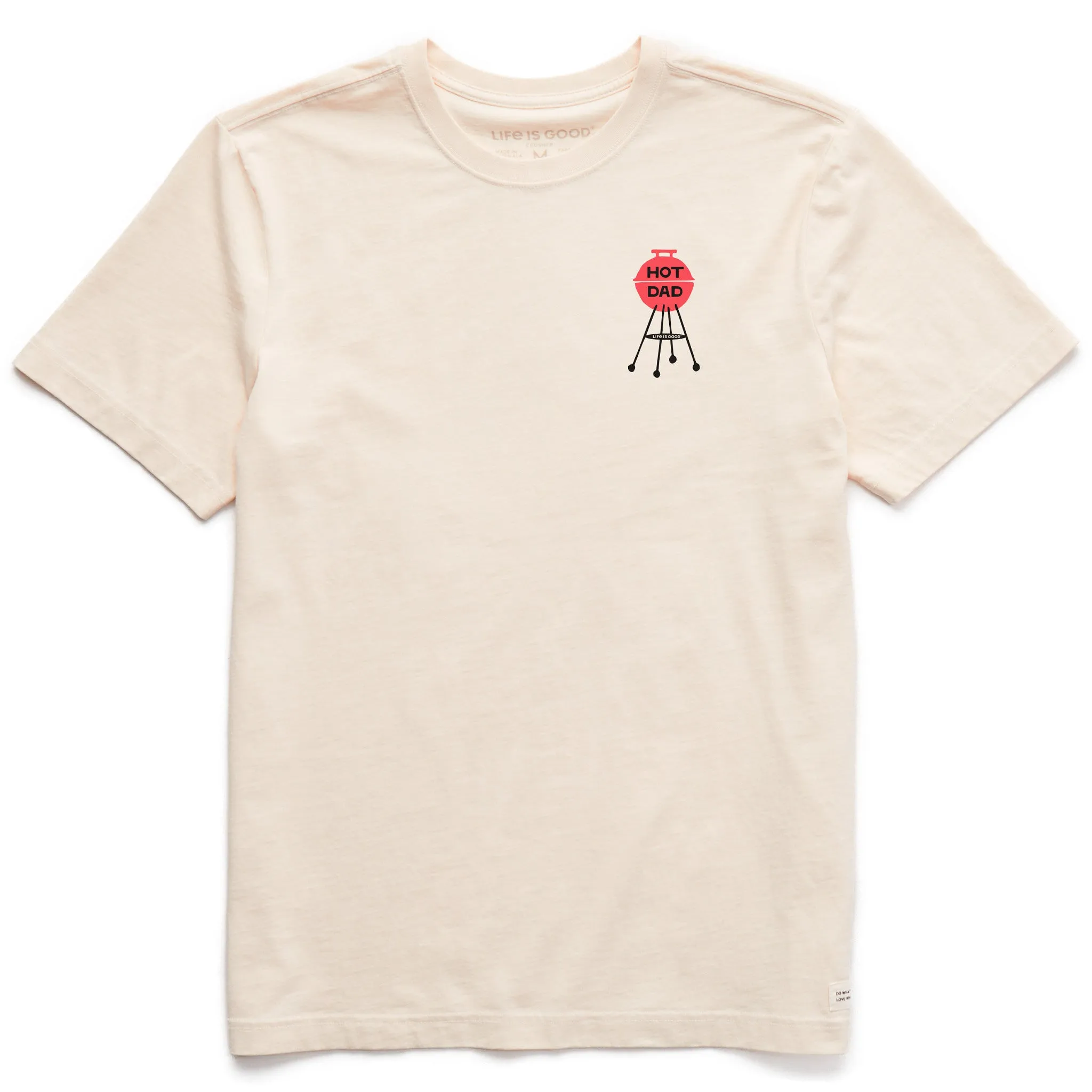 Men's Hot Dad Grill Short Sleeve Crusher Tee Life is Good