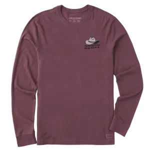 Men's Howdy Hat Long Sleeve Crusher Tee Life is Good