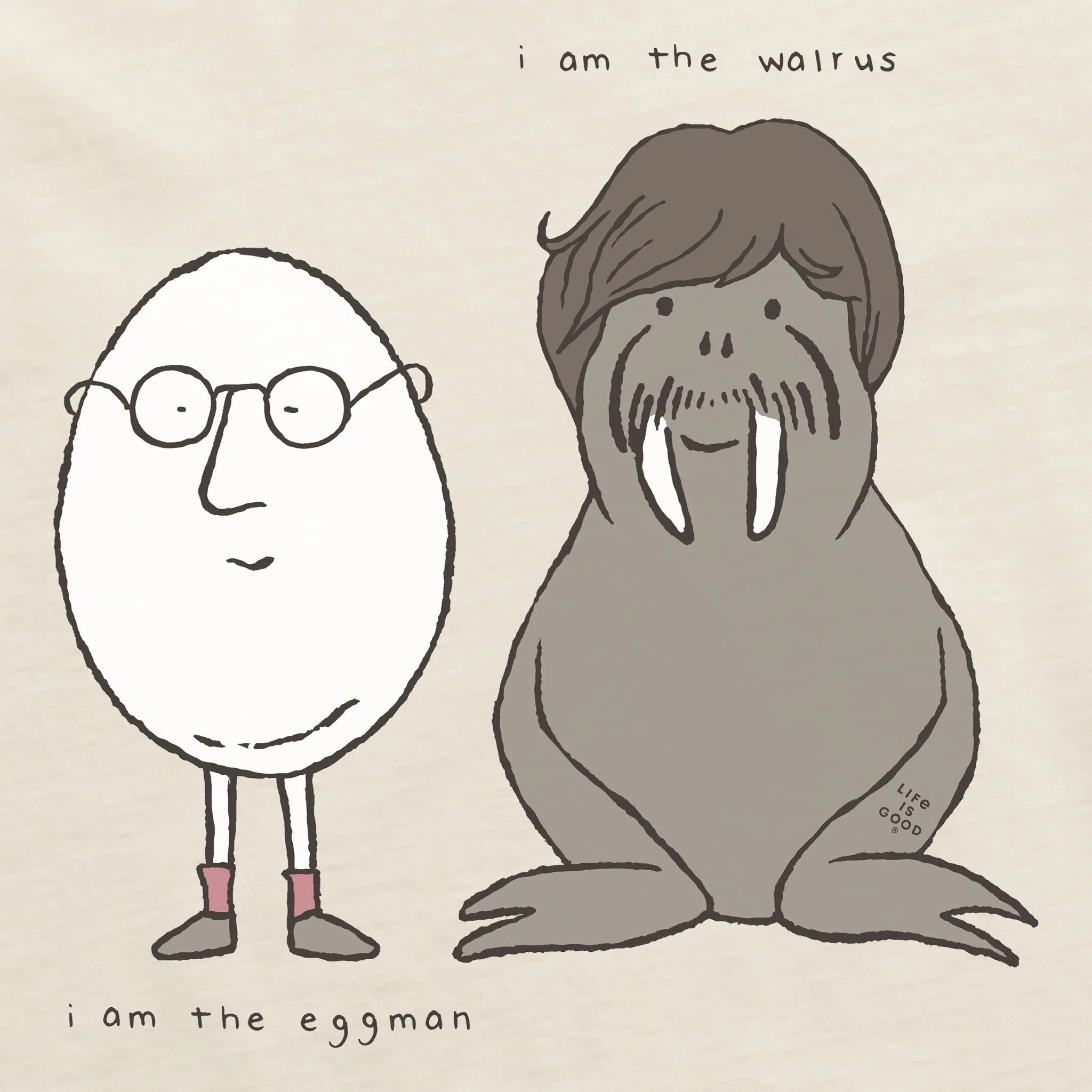 Men's I Am The Eggman Short Sleeve Tee Life is Good