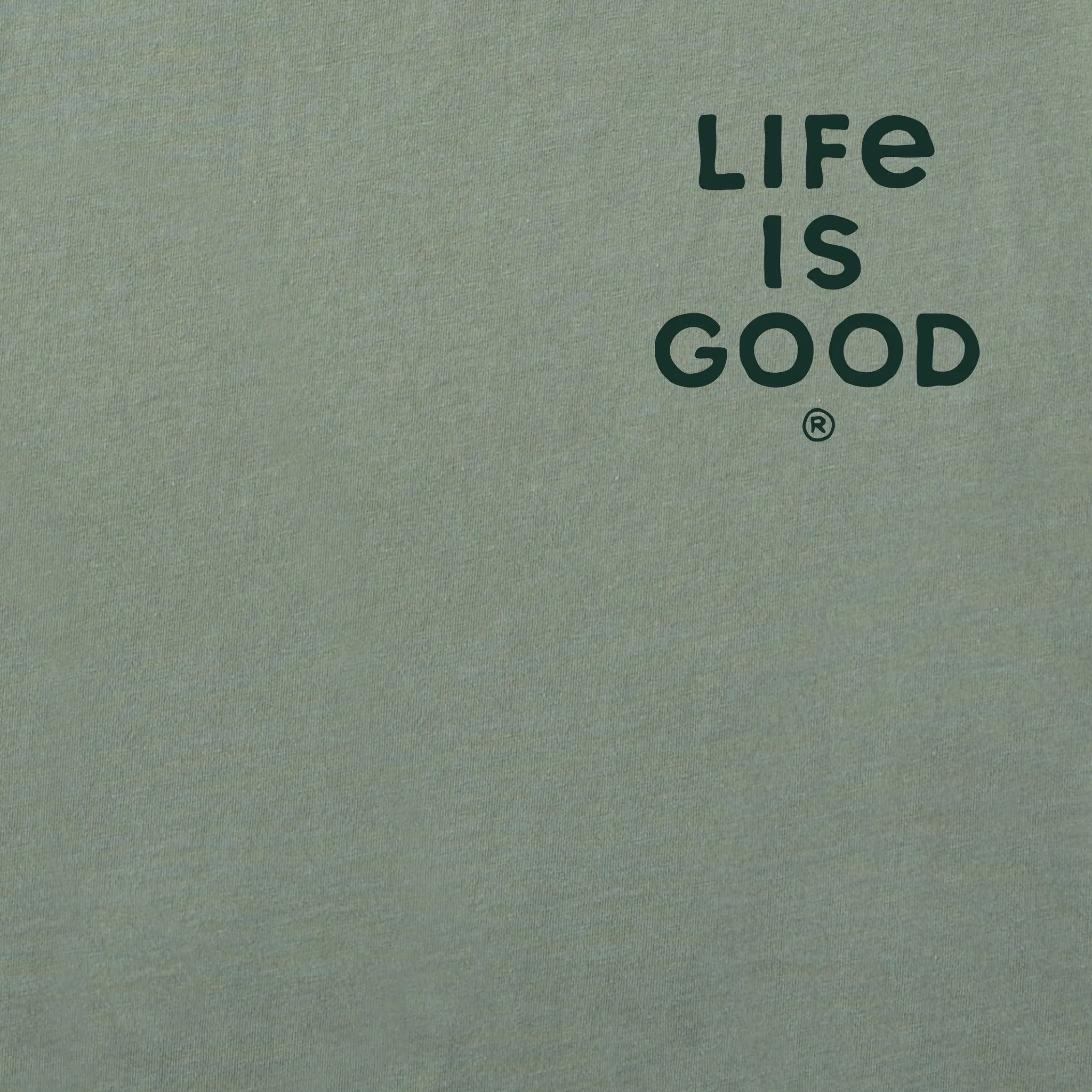 Men's I Like it Here at the Campsite Short Sleeve Crusher Tee Life is Good