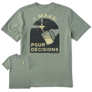 Men's I Make Pour Decisions Short Sleeve Tee Life is Good