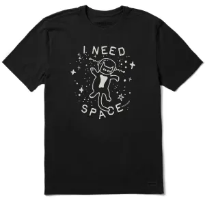 Men's I Need Space Cat Short Sleeve Tee Life is Good