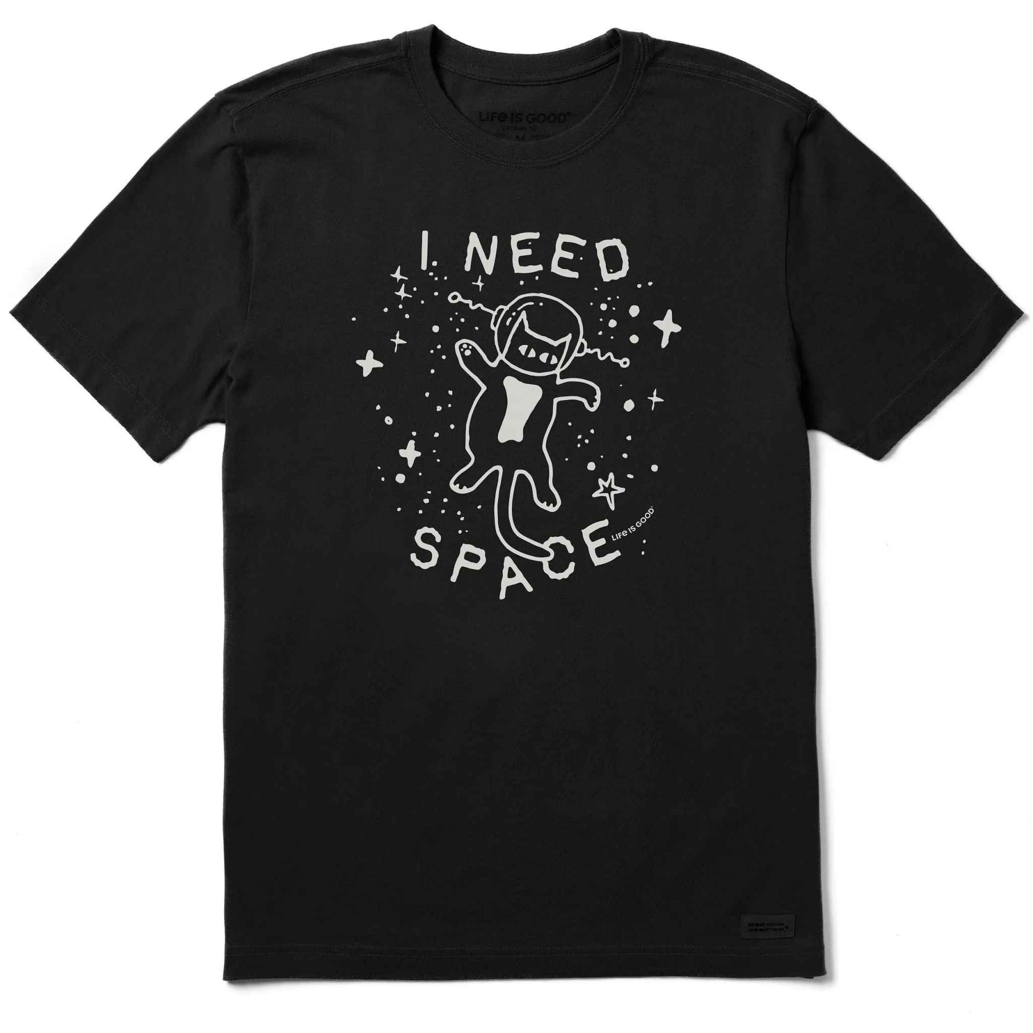 Men's I Need Space Cat Short Sleeve Tee Life is Good