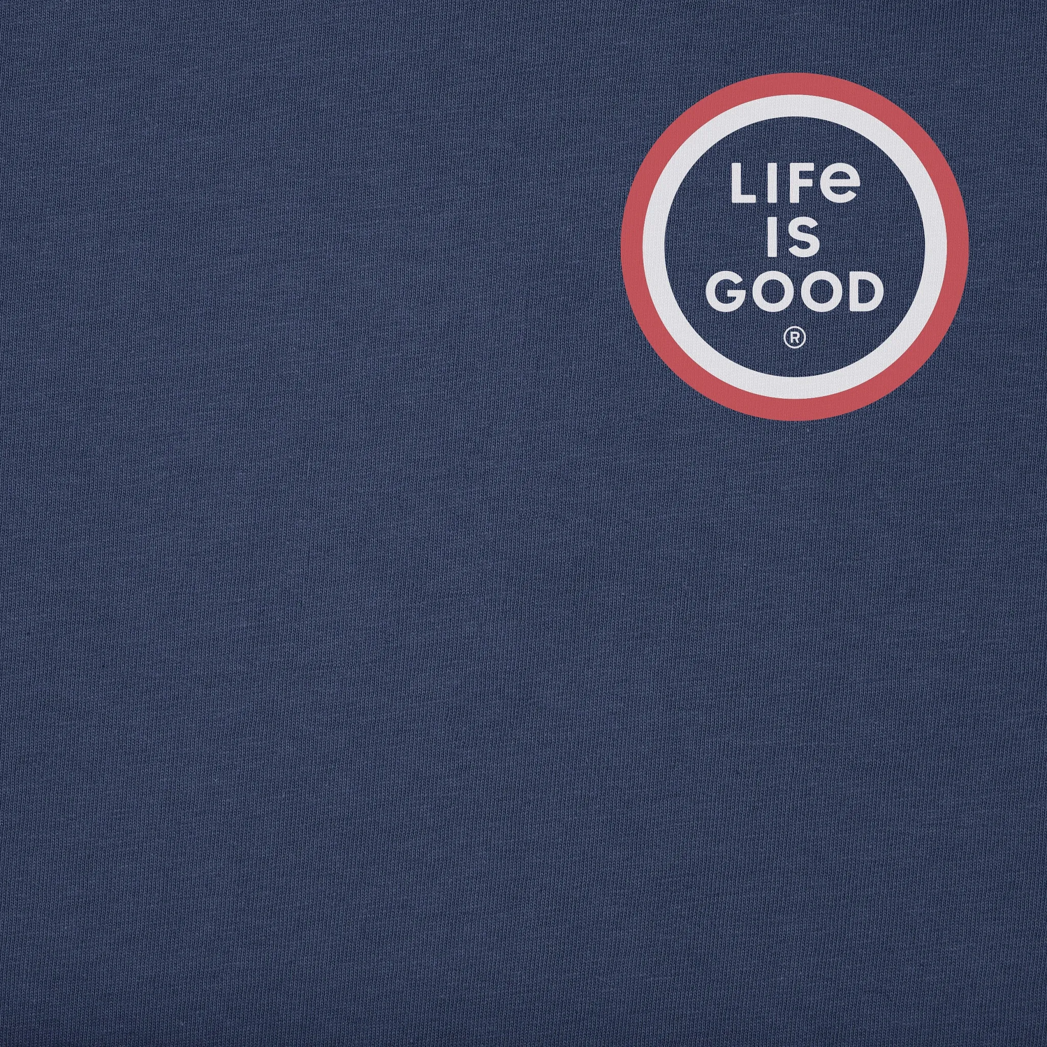 Men's Ice Cream Flag Short Sleeve Tee Life is Good