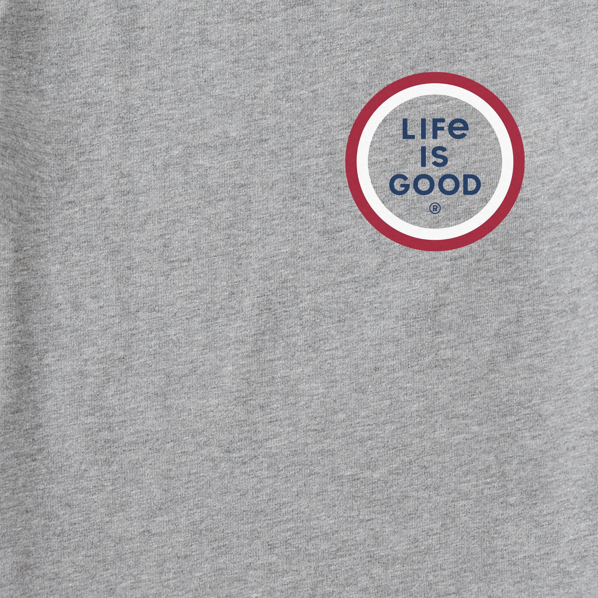 Men's Ice Cream Flag Short Sleeve Tee Life is Good