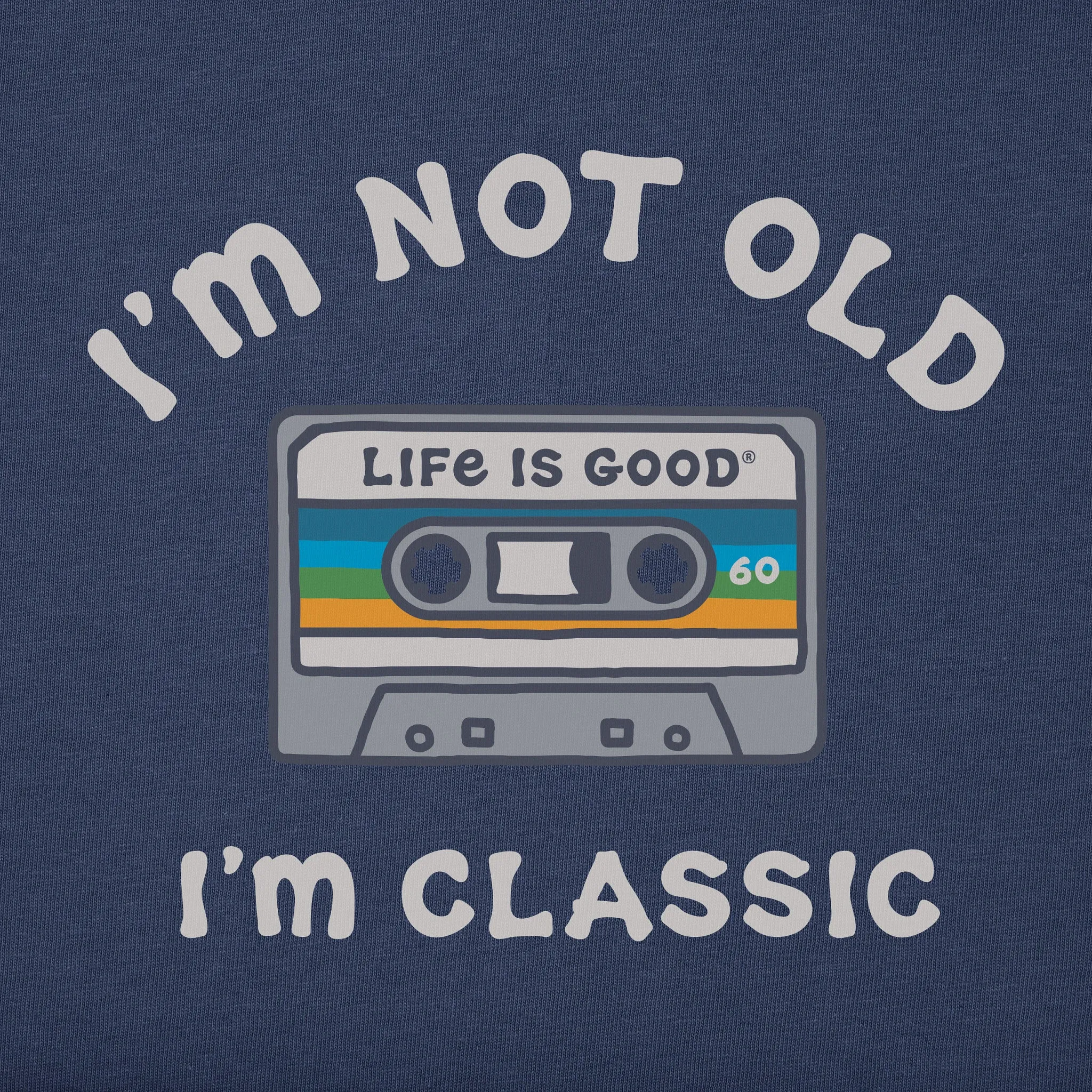 Men's I'm Classic Cassette Short Sleeve Tee Life is Good