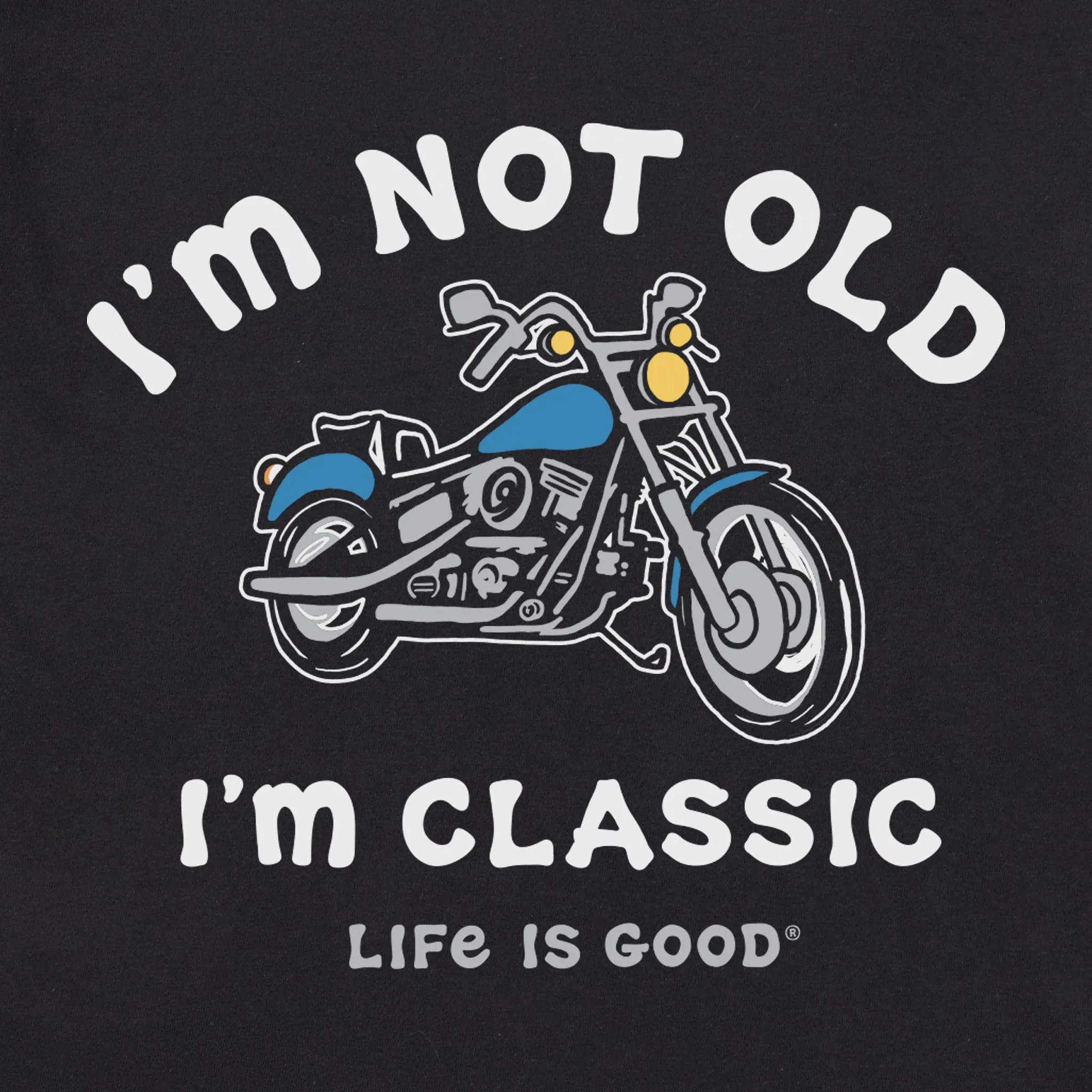 Men's I'm Classic Motorcycle Short Sleeve Tee Life is Good