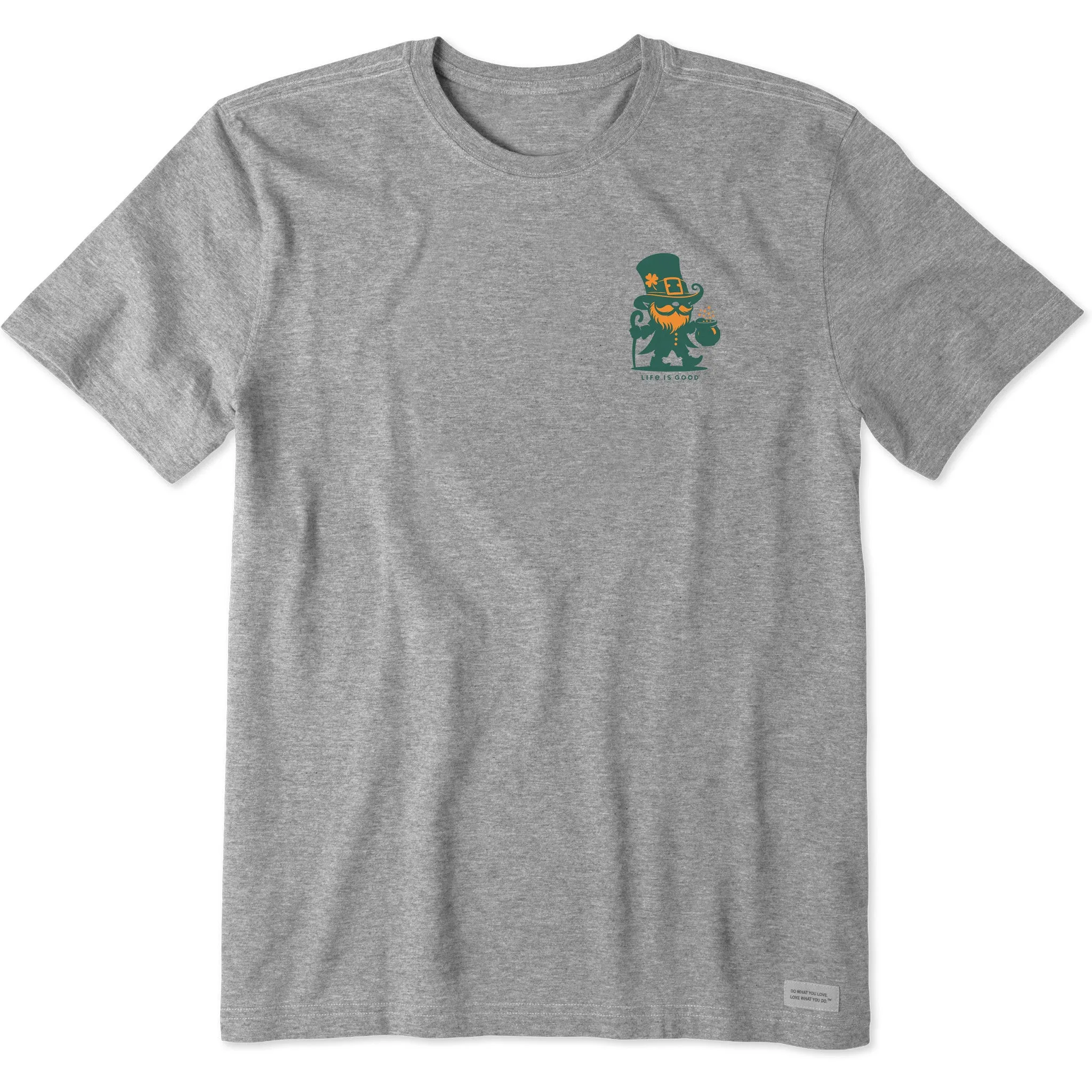 Men's Irish Leprechaun Short Sleeve Crusher Tee Life is Good