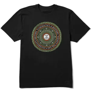 Men's Irish Wisdom Mandala Short Sleeve Crusher Tee Life is Good