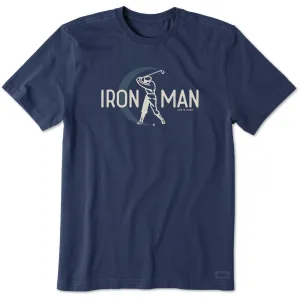 Men's Iron Man Golfer Short Sleeve Tee Life is Good
