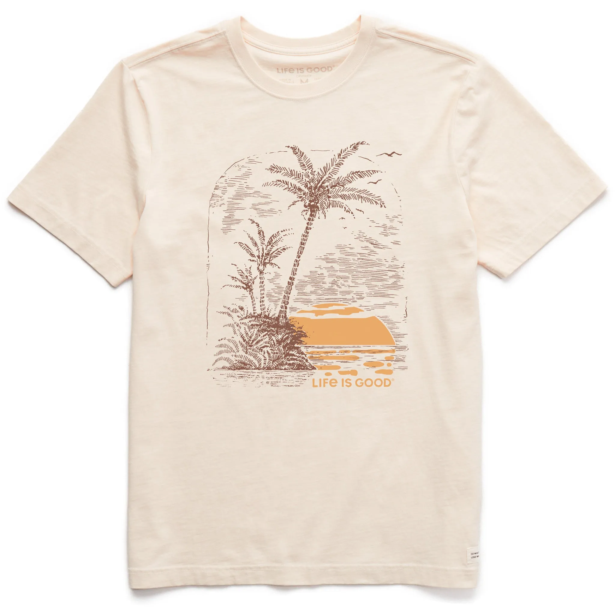 Men's Island Cove Sunset Short Sleeve Crusher Tee Life is Good