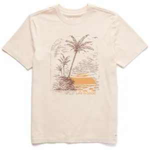 Men's Island Cove Sunset Short Sleeve Crusher Tee Life is Good