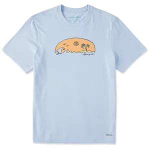 Men's Island Surf Short Sleeve Crusher-LITE Tee Life is Good