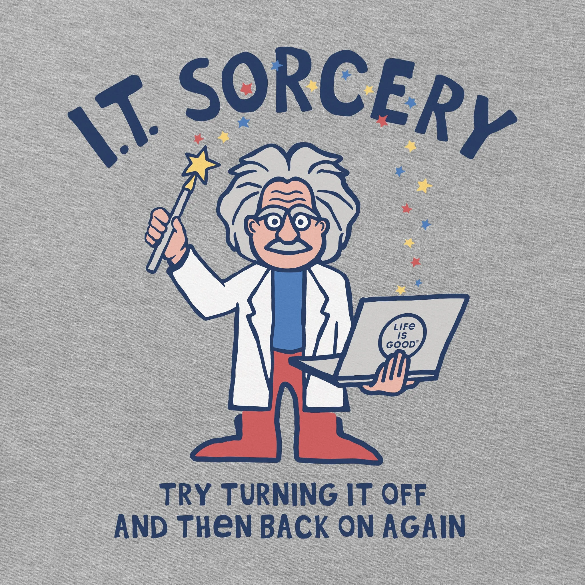 Men's IT Sorcery Short Sleeve Tee Life is Good