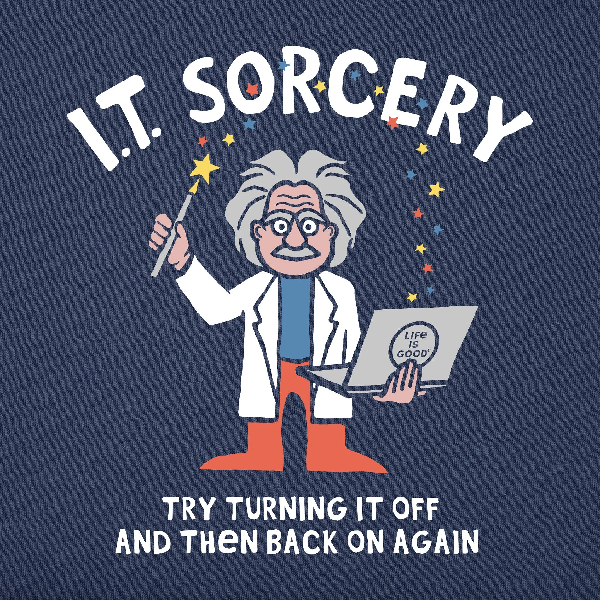 Men's IT Sorcery Short Sleeve Tee Life is Good