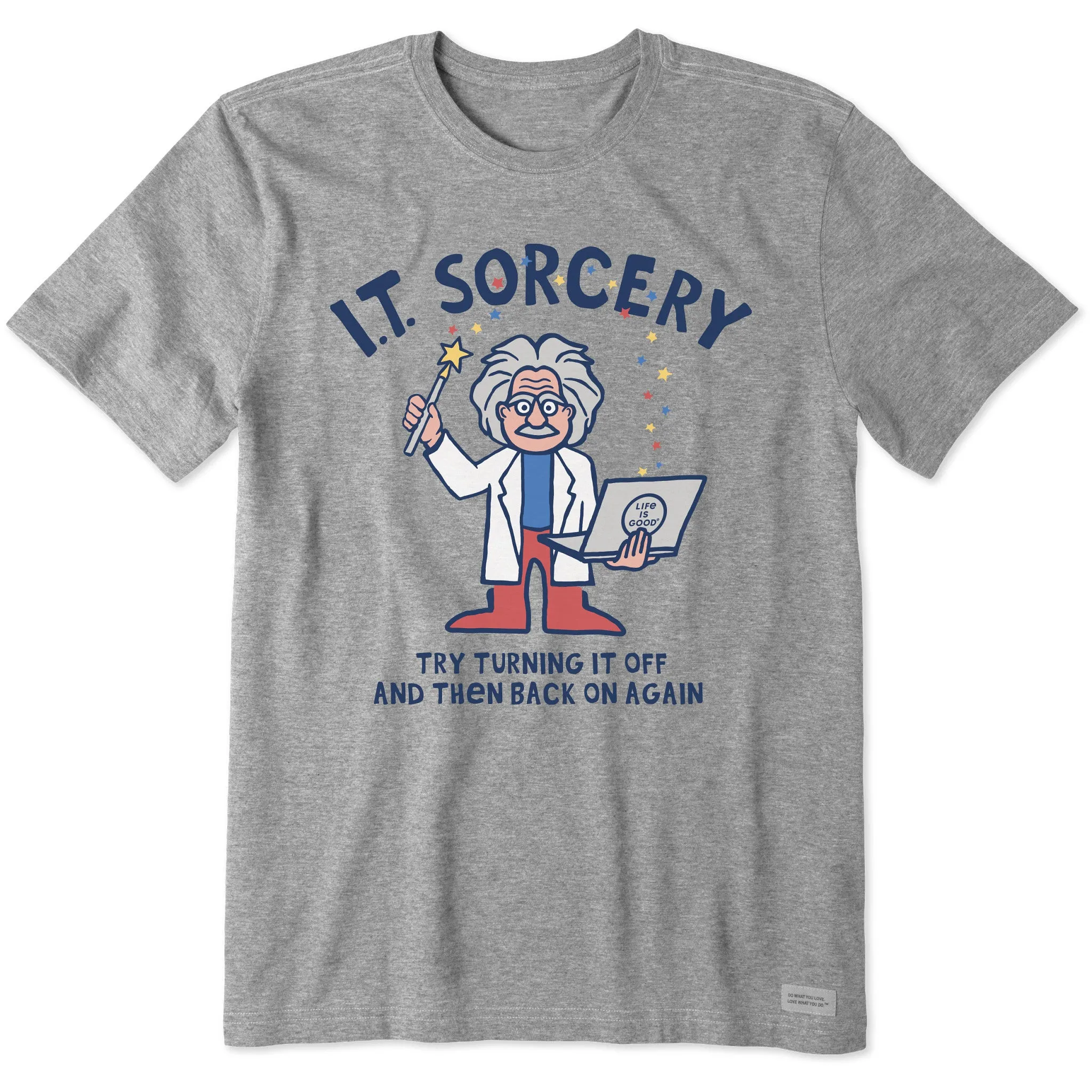 Men's IT Sorcery Short Sleeve Tee Life is Good