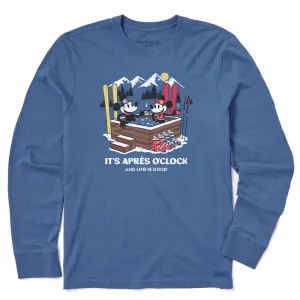 Men's It's Apres O Clock Long Sleeve Crusher Tee Life is Good