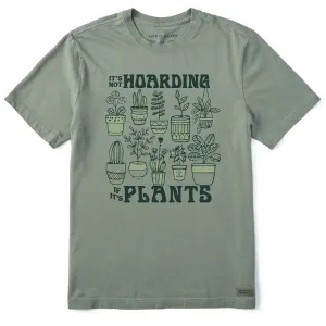 Men's It's Not Hoarding if it's Plants Short Sleeve Tee Life is Good