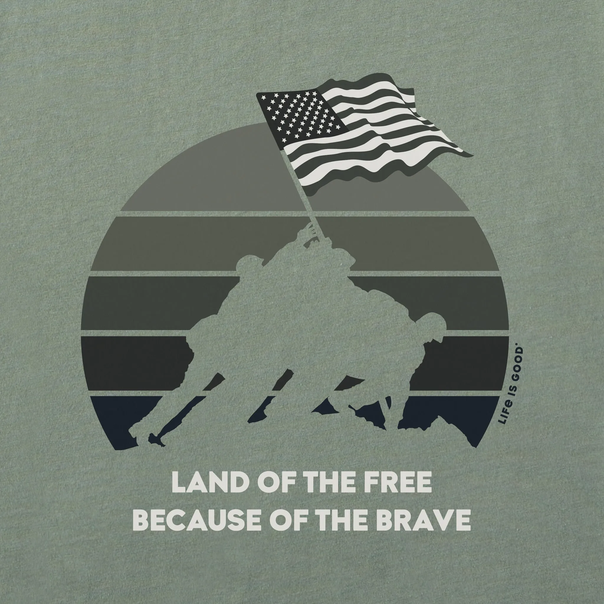 Men's Iwo Jima Short Sleeve Tee Life is Good