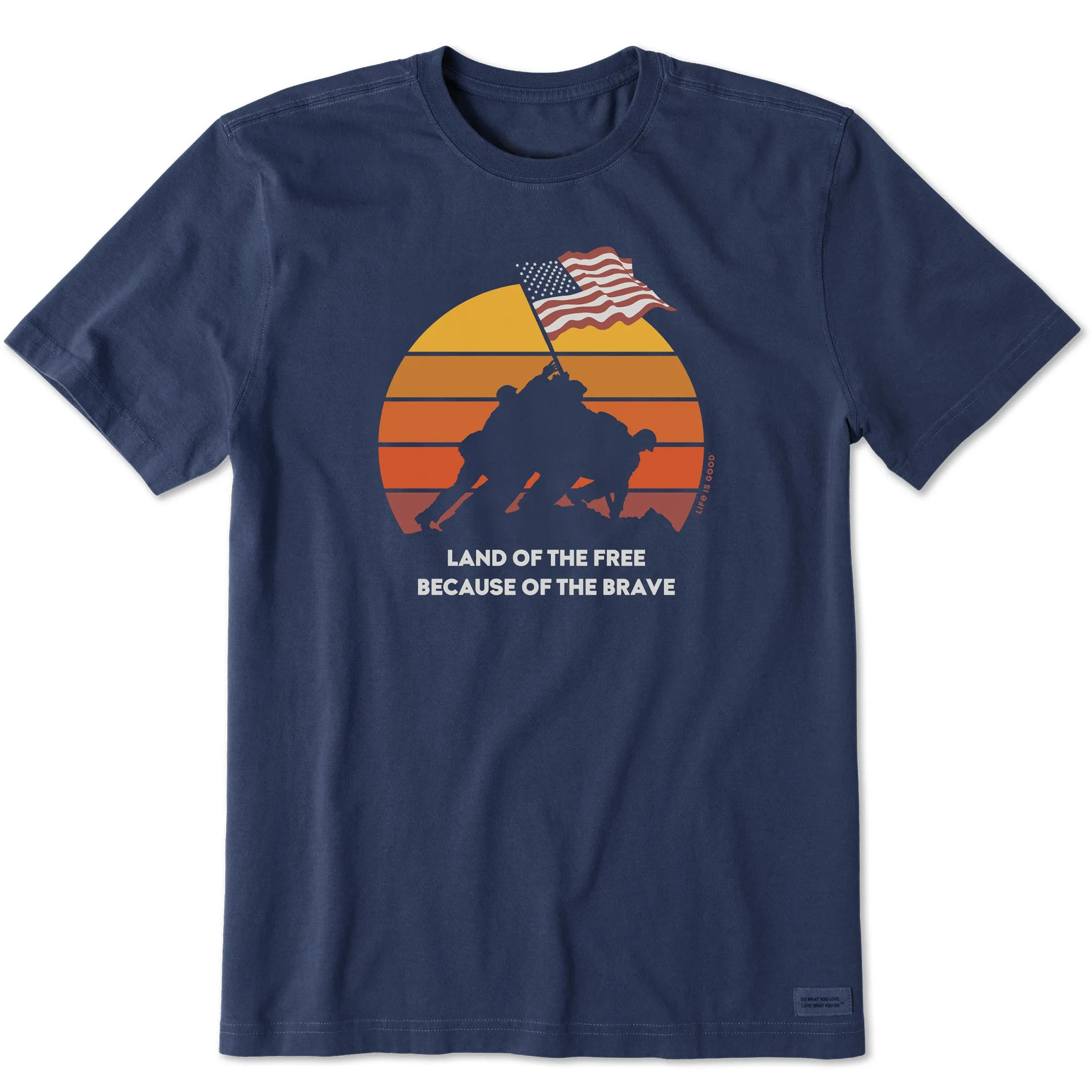 Men's Iwo Jima Short Sleeve Tee Life is Good