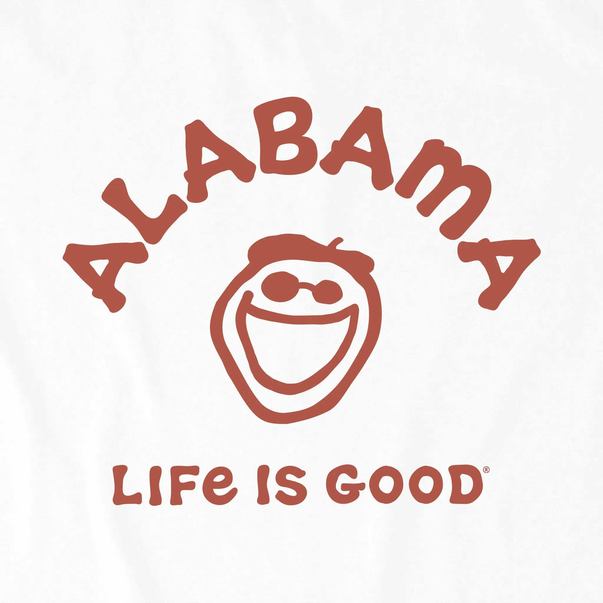 Men's Jake Alabama Short Sleeve Crusher Tee Life is Good