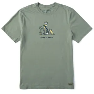 Men's Jake & Rocket Down to Earth Short Sleeve Crusher Tee Life is Good