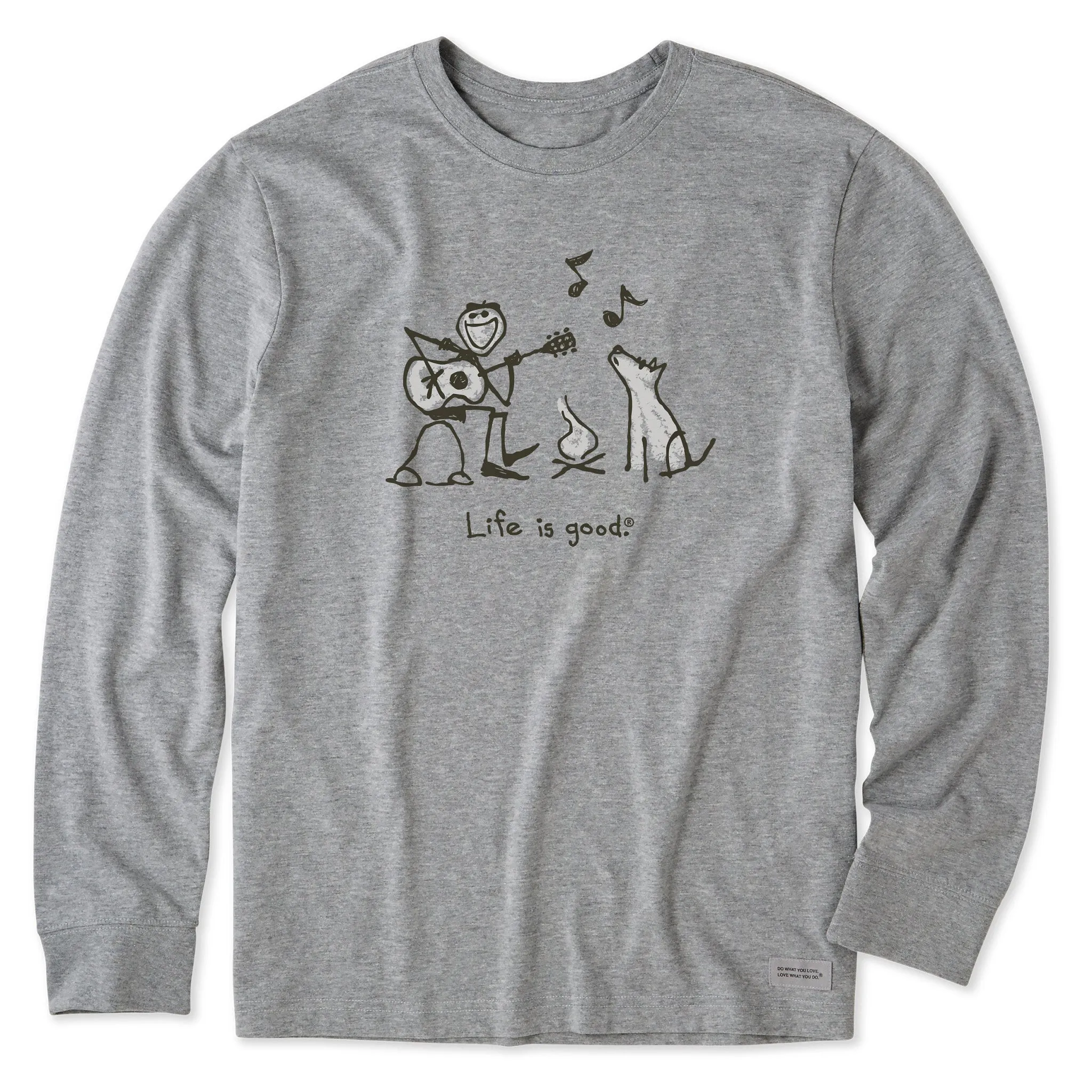 Men's Jake & Rocket Karma Camp Long Sleeve Crusher Tee Life is Good