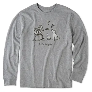 Men's Jake & Rocket Karma Camp Long Sleeve Crusher Tee Life is Good