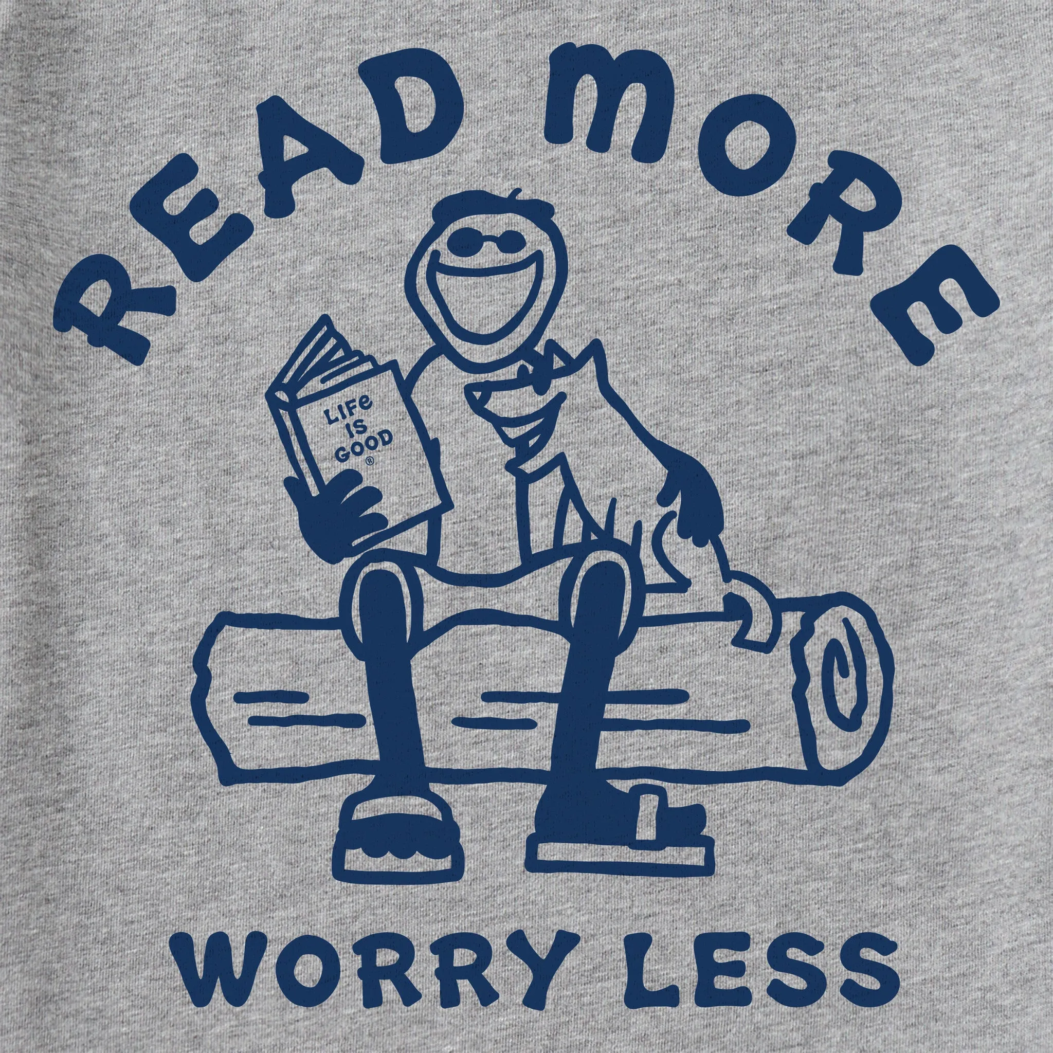 Men's Jake & Rocket Read More Short Sleeve Tee Life is Good