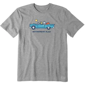 Men's Jake & Rocket Retirement Plan Short Sleeve Tee Life is Good